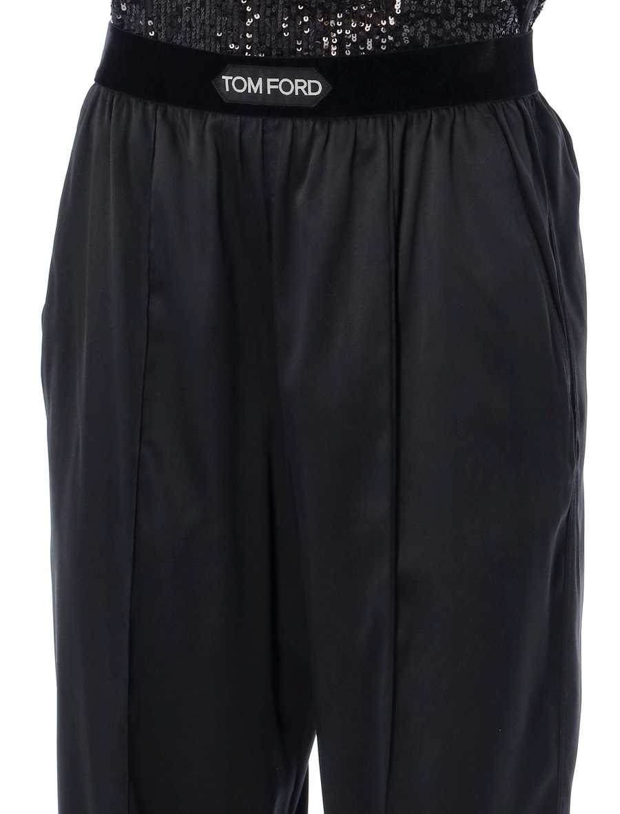 Silk satin pijama pant - Spazio Pritelli