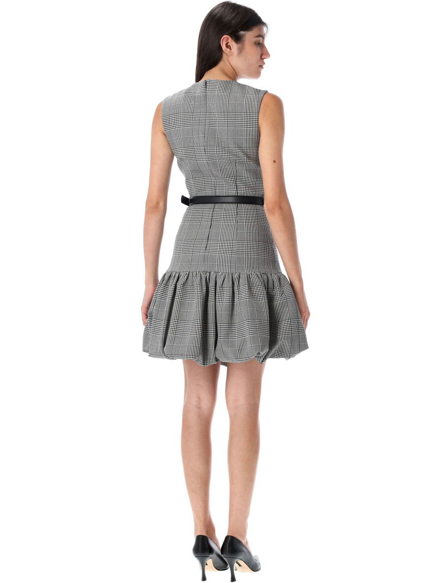 Prince Of Wales check mini dress - Spazio Pritelli