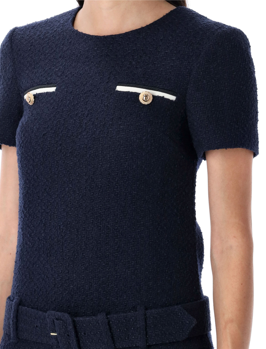 Bouclé mini dress - Spazio Pritelli