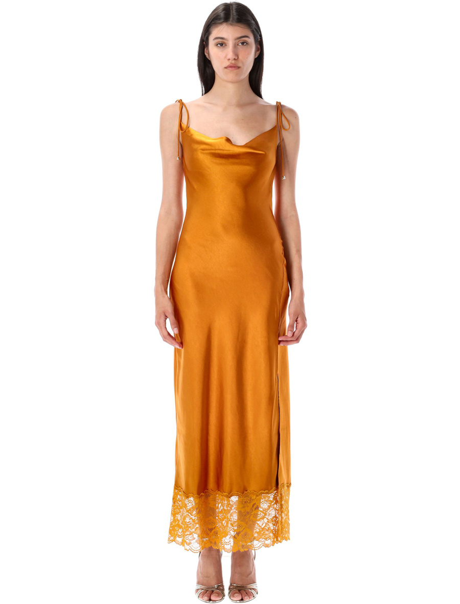 Satin midi dress - Spazio Pritelli
