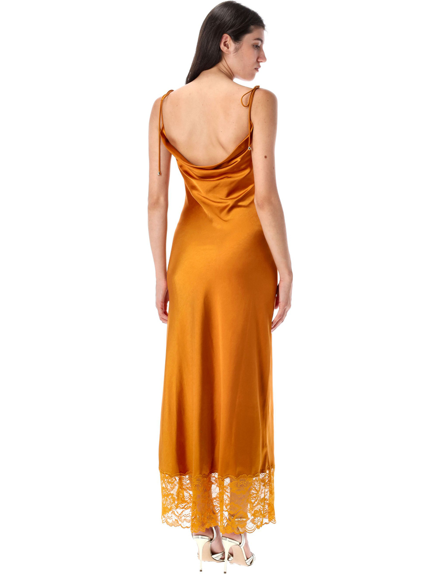 Satin midi dress - Spazio Pritelli