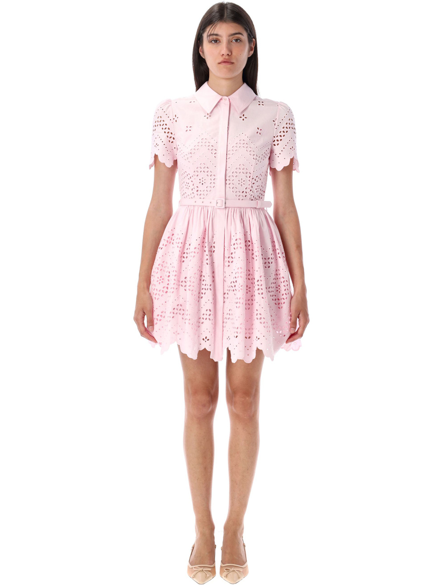 Broderie mini dress - Spazio Pritelli