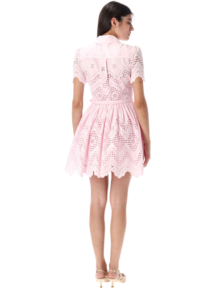 Broderie mini dress - Spazio Pritelli