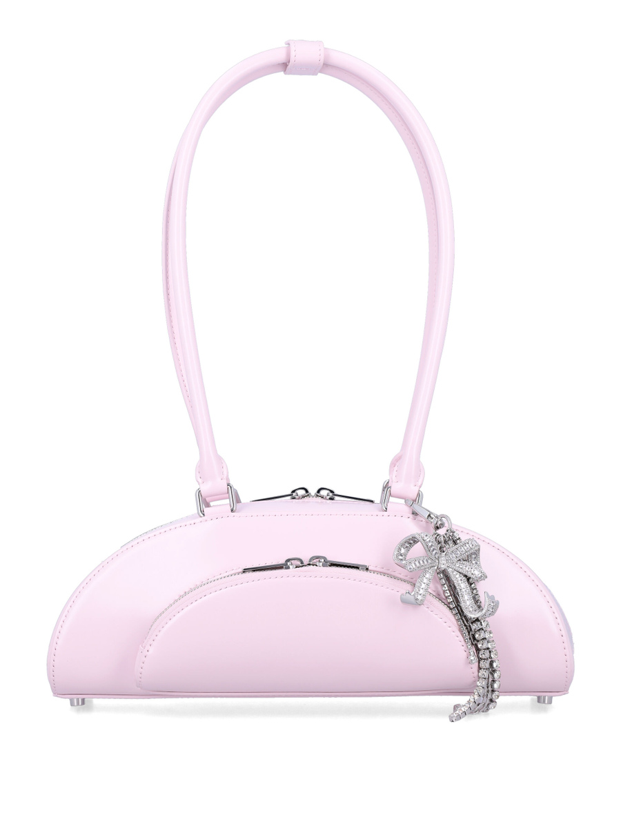 CURVED CHARM SHOULDER BAG - Spazio Pritelli