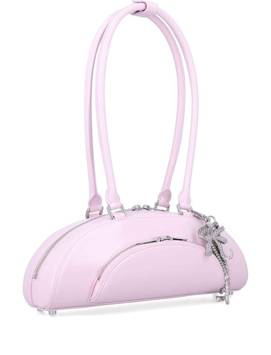 CURVED CHARM SHOULDER BAG - Spazio Pritelli