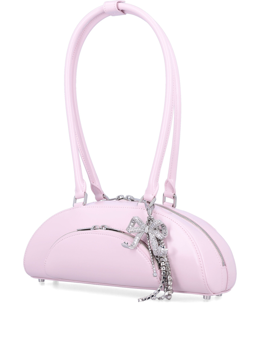 CURVED CHARM SHOULDER BAG - Spazio Pritelli