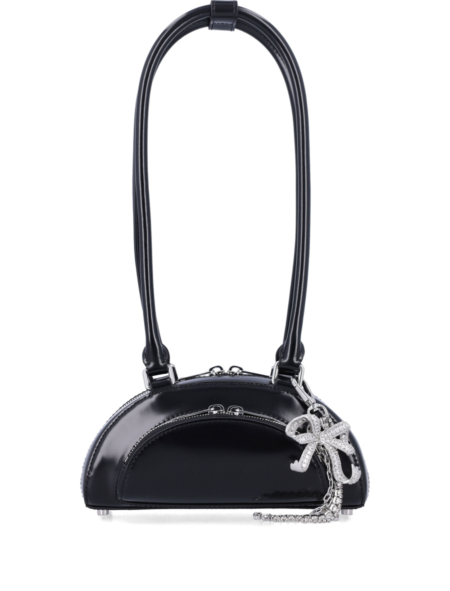 MINI CURVED CHARM SHOULDER BAG - Spazio Pritelli