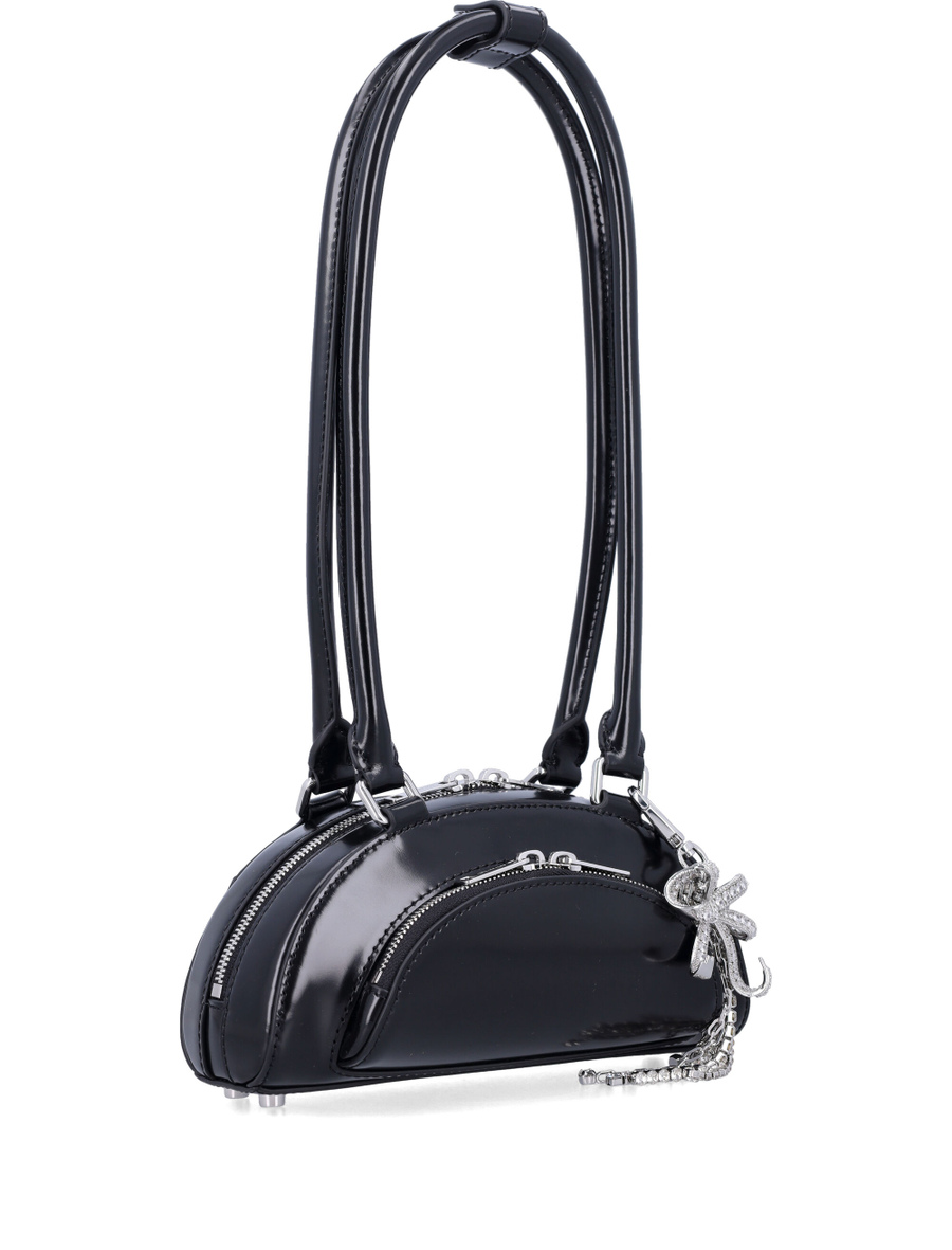 MINI CURVED CHARM SHOULDER BAG - Spazio Pritelli