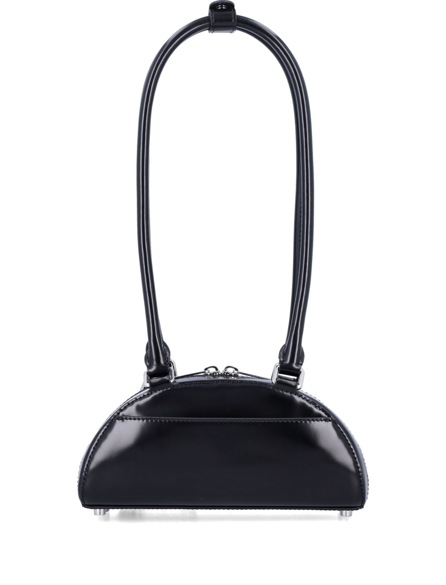 MINI CURVED CHARM SHOULDER BAG - Spazio Pritelli