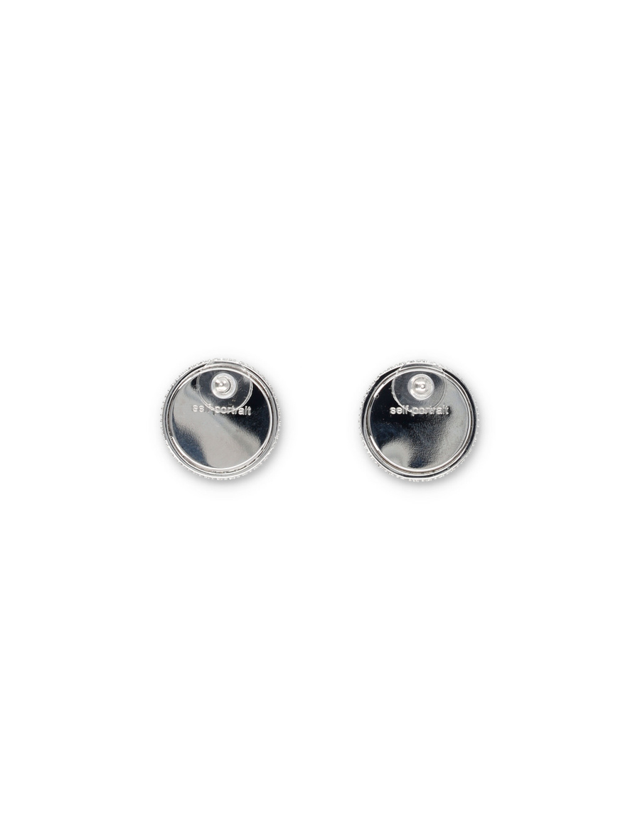 SMALL CRYSTAL PEARL EARRINGS - Spazio Pritelli