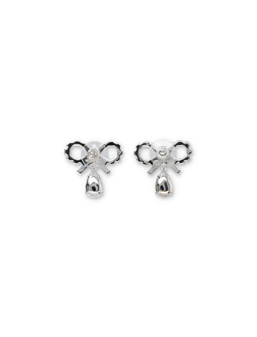 MICRO BOW CRYSTAL EARRING - Spazio Pritelli