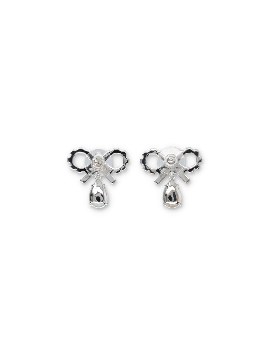 MICRO BOW CRYSTAL EARRING - Spazio Pritelli