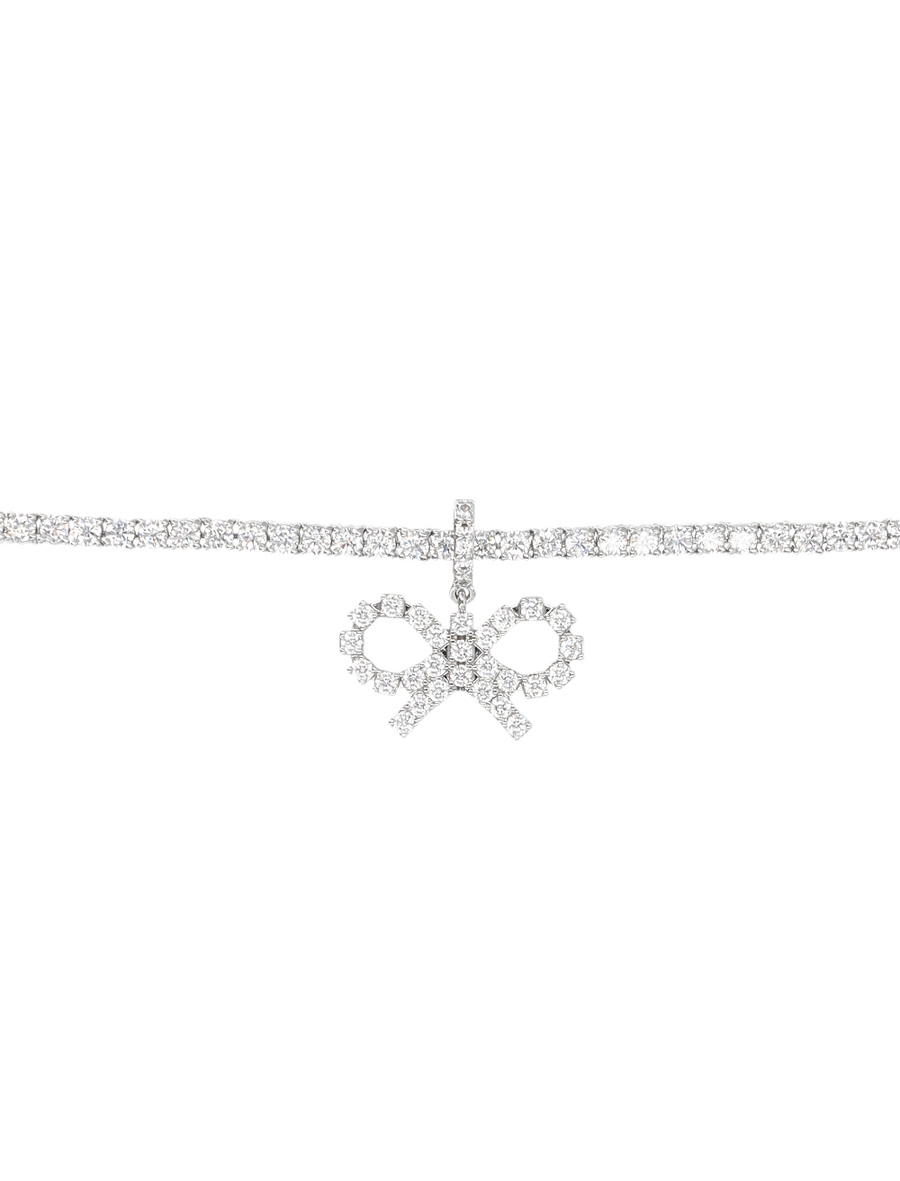 TENNIS NECKLACE BOW - Spazio Pritelli