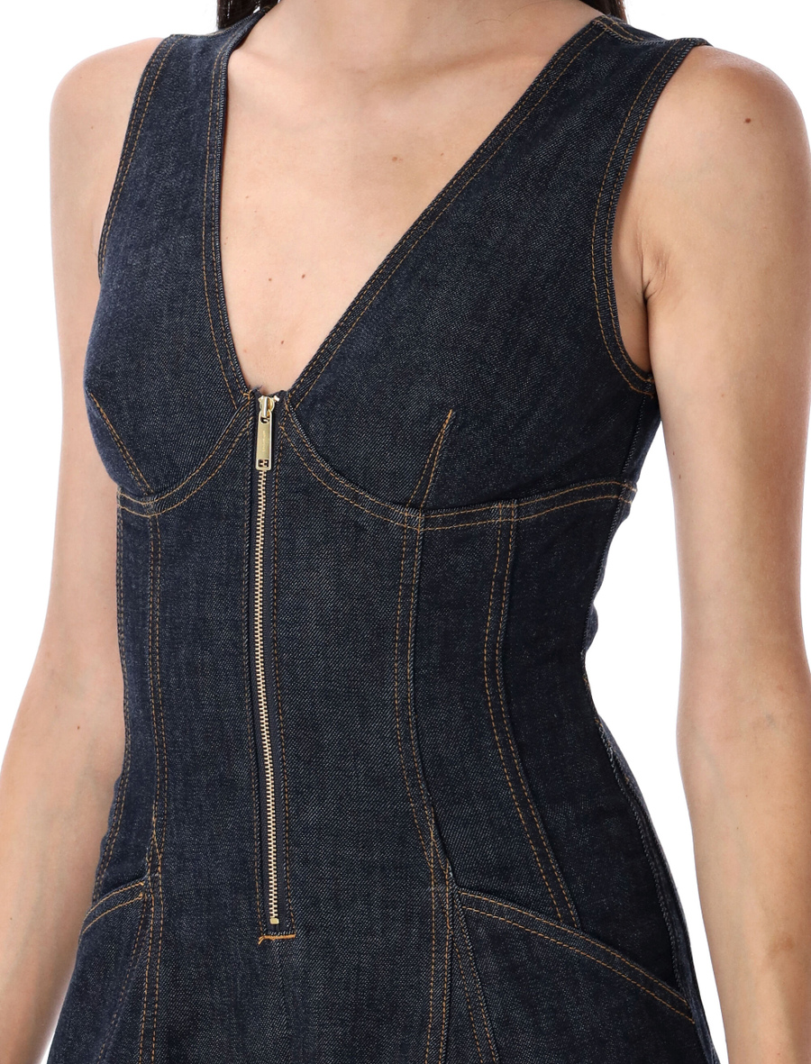 Denim mini dress - Spazio Pritelli