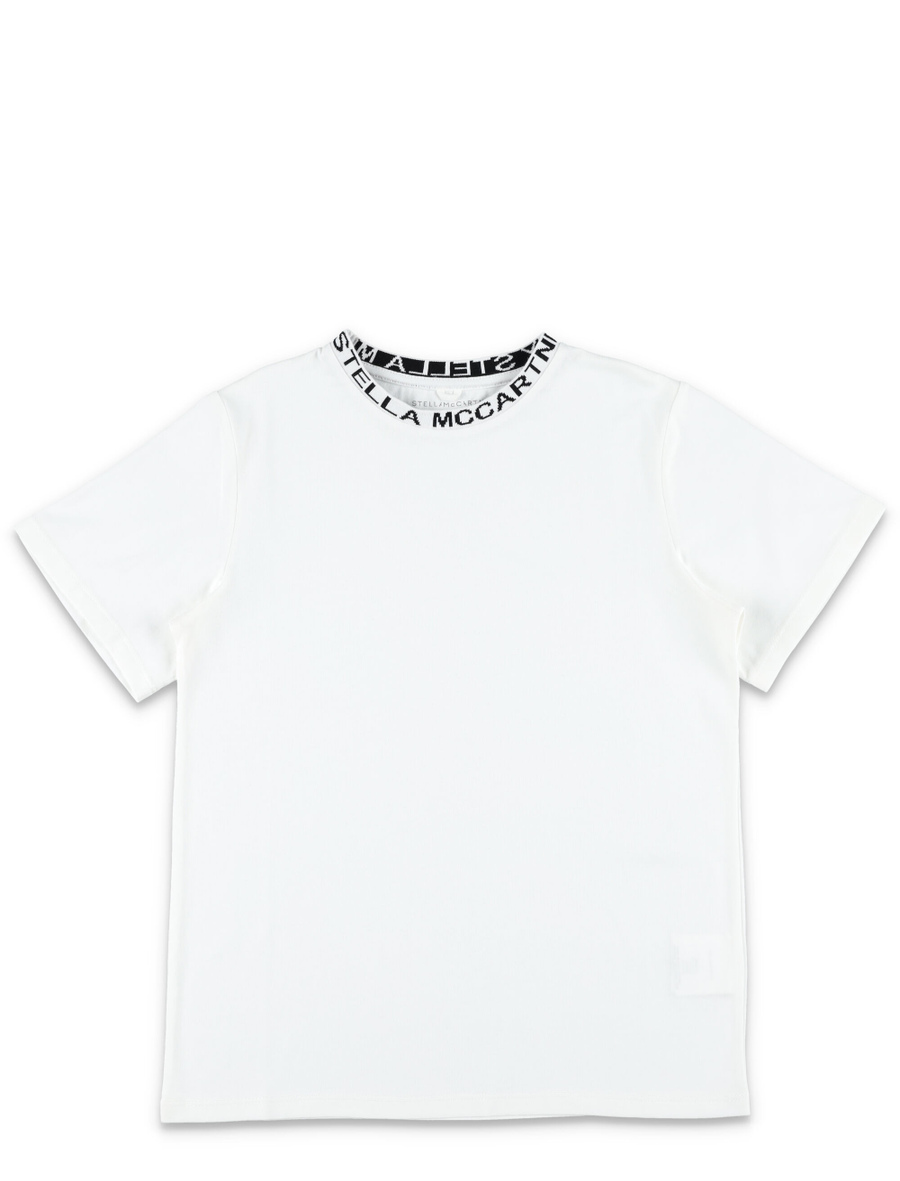 Kid - Collar logo t-shirt - Spazio Pritelli