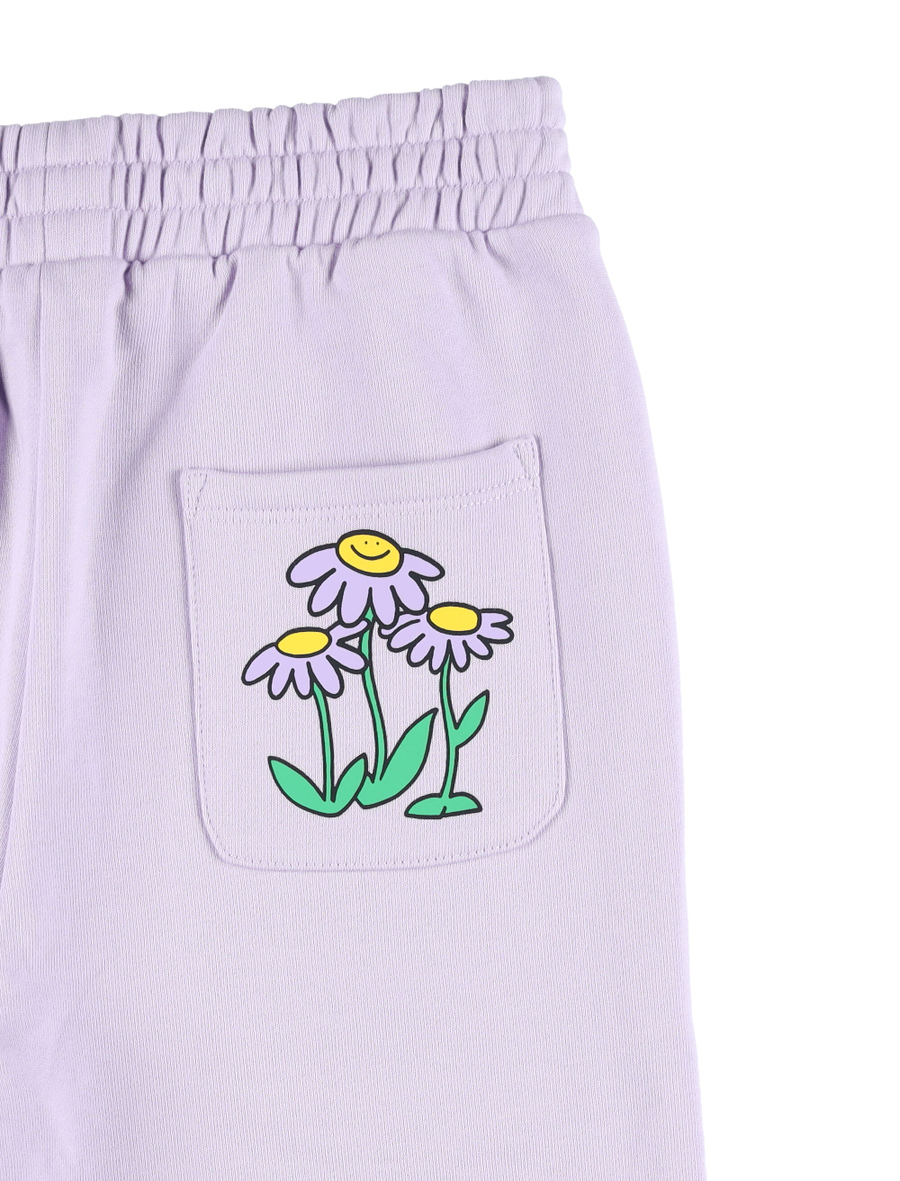 Kid - Flower print sweatpants - Spazio Pritelli