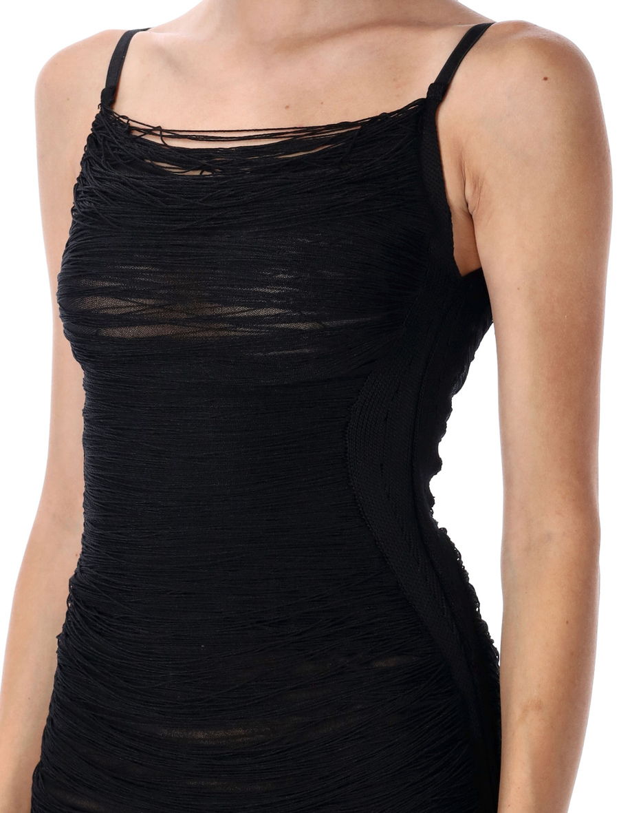 Fringes mini dress - Spazio Pritelli