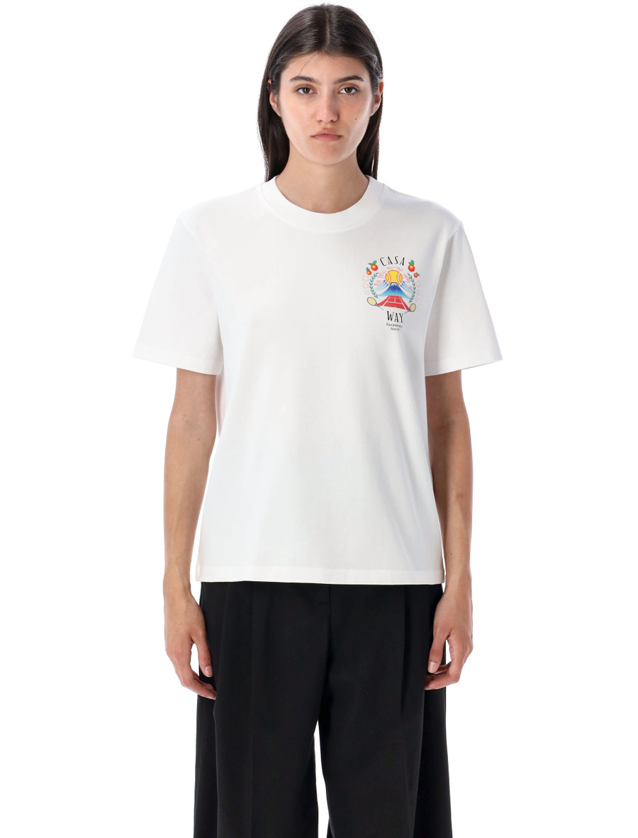 Casa Way mountain printed t-shirt - Spazio Pritelli