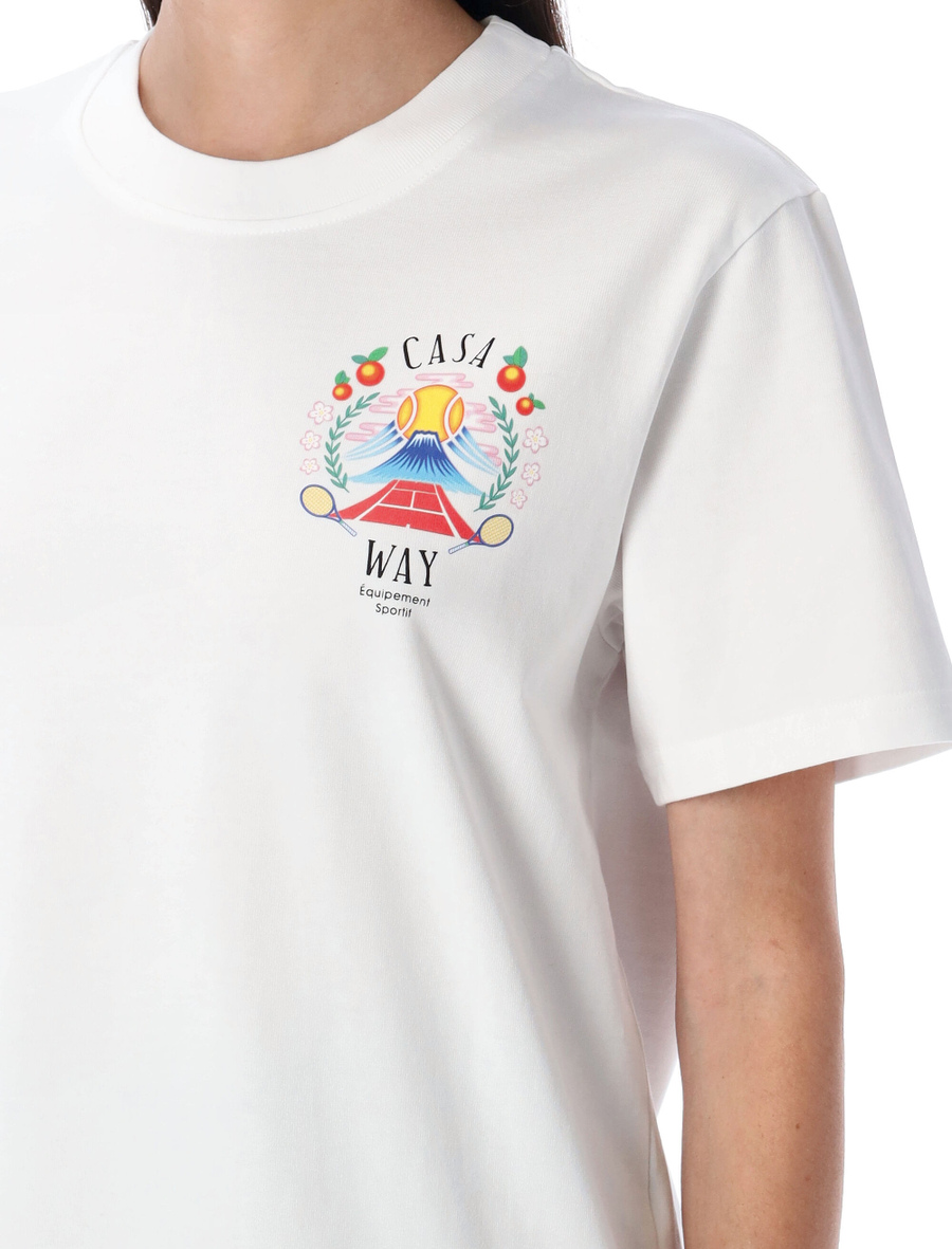 Casa Way mountain printed t-shirt - Spazio Pritelli