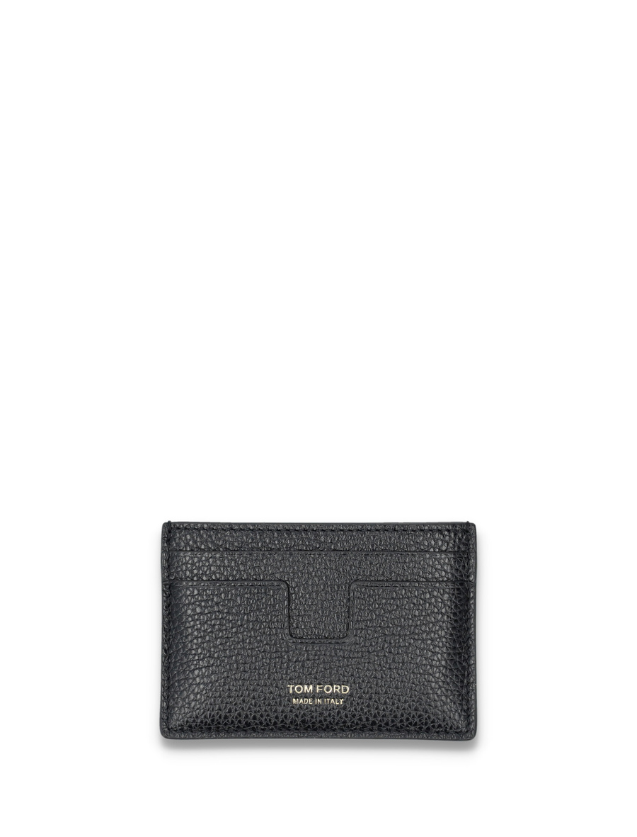 Grain leather classic card holder - Spazio Pritelli