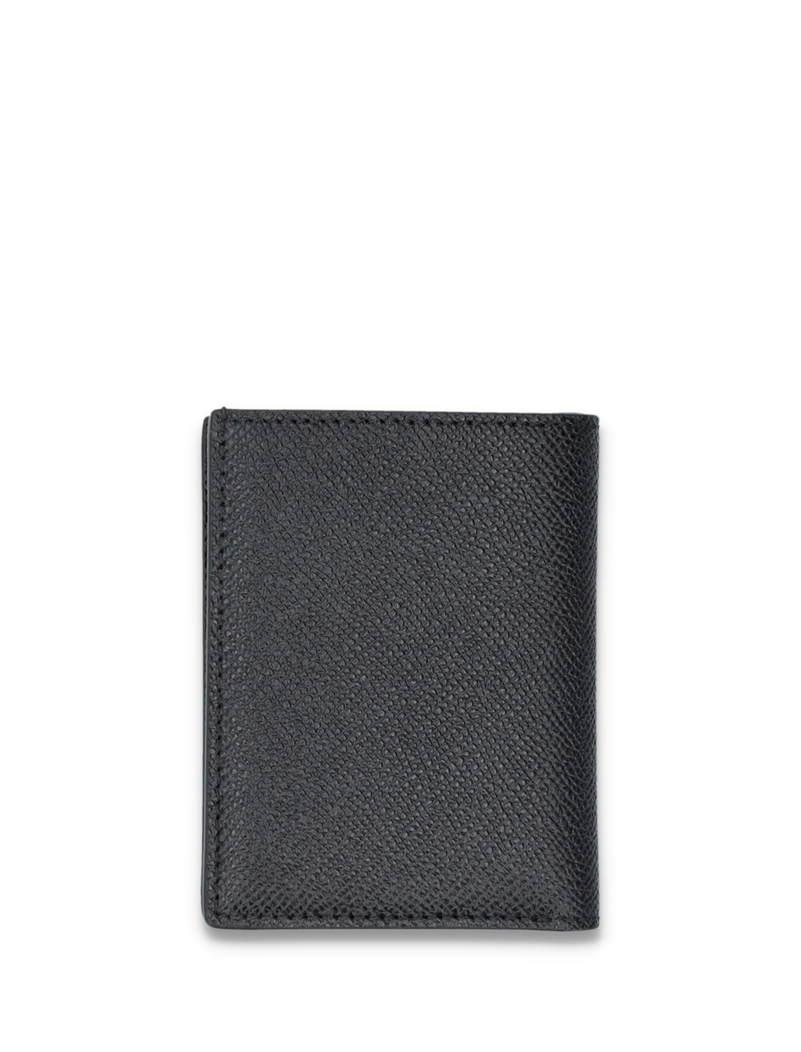 Small grain leather folding cardholder - Spazio Pritelli