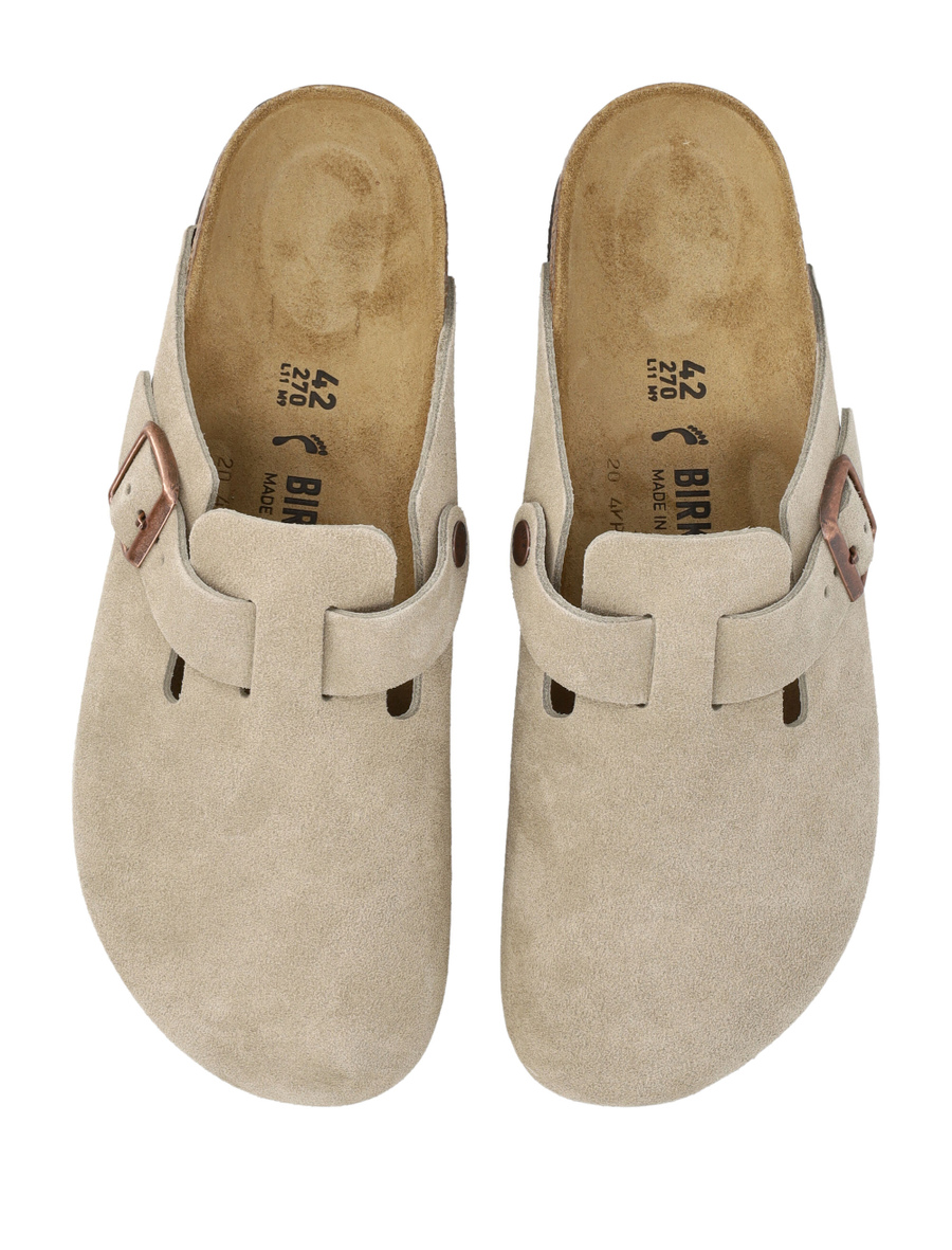 Boston suede clogs - Spazio Pritelli