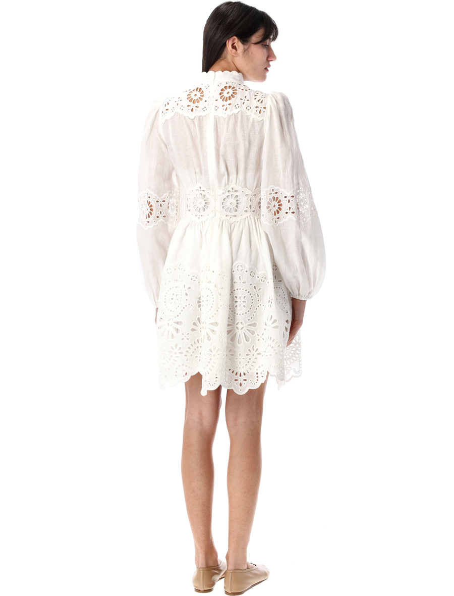 Acacia broderie mini dress - Spazio Pritelli