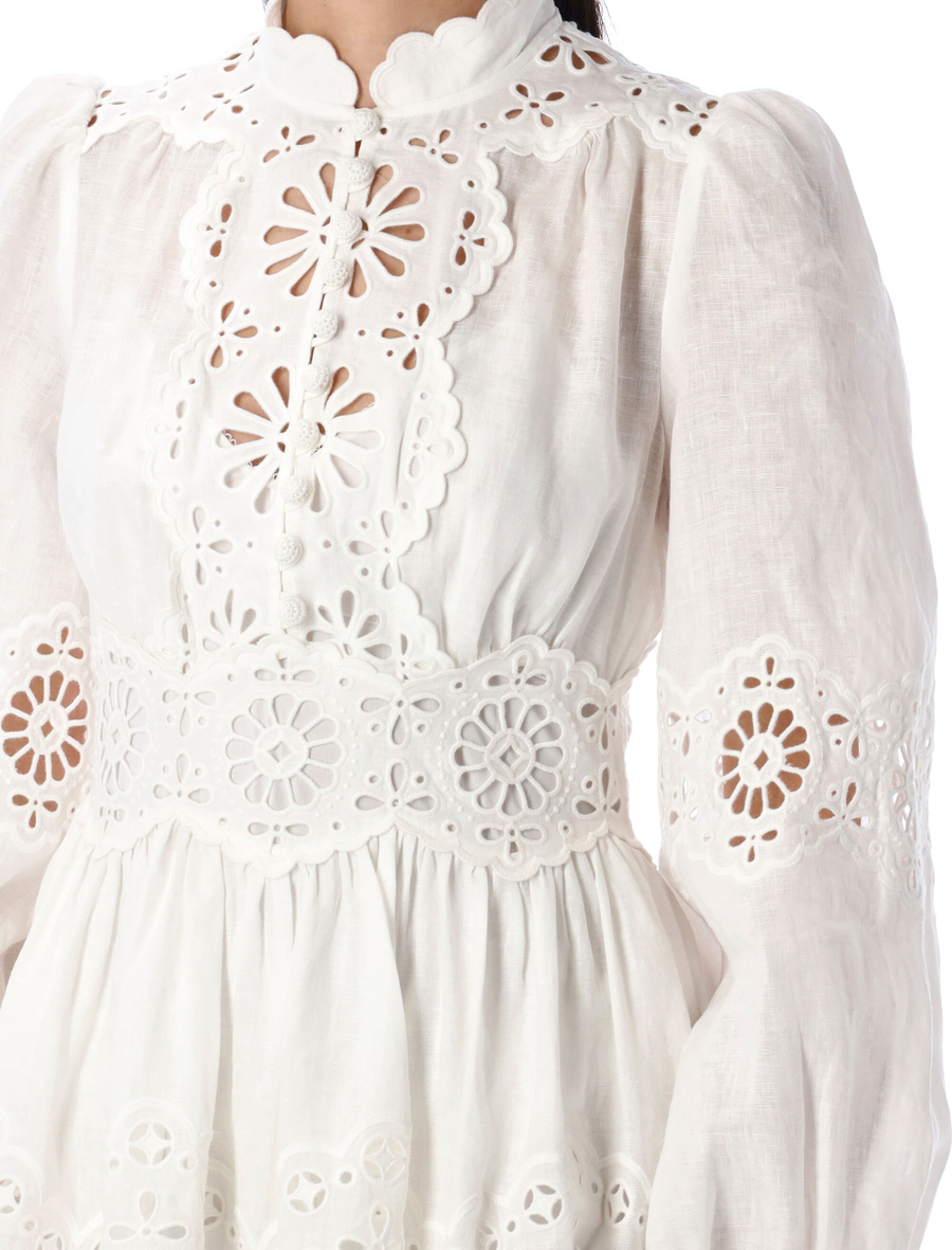 Acacia broderie mini dress - Spazio Pritelli