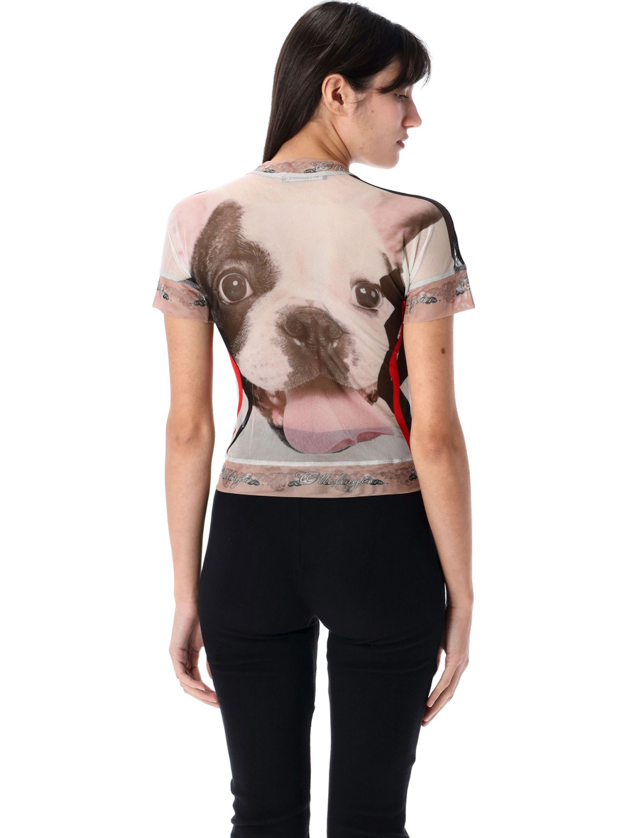 Mesh printed t-shirt - Spazio Pritelli