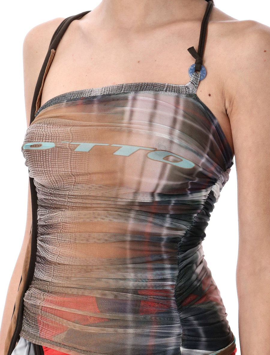 Printed mesh top - Spazio Pritelli
