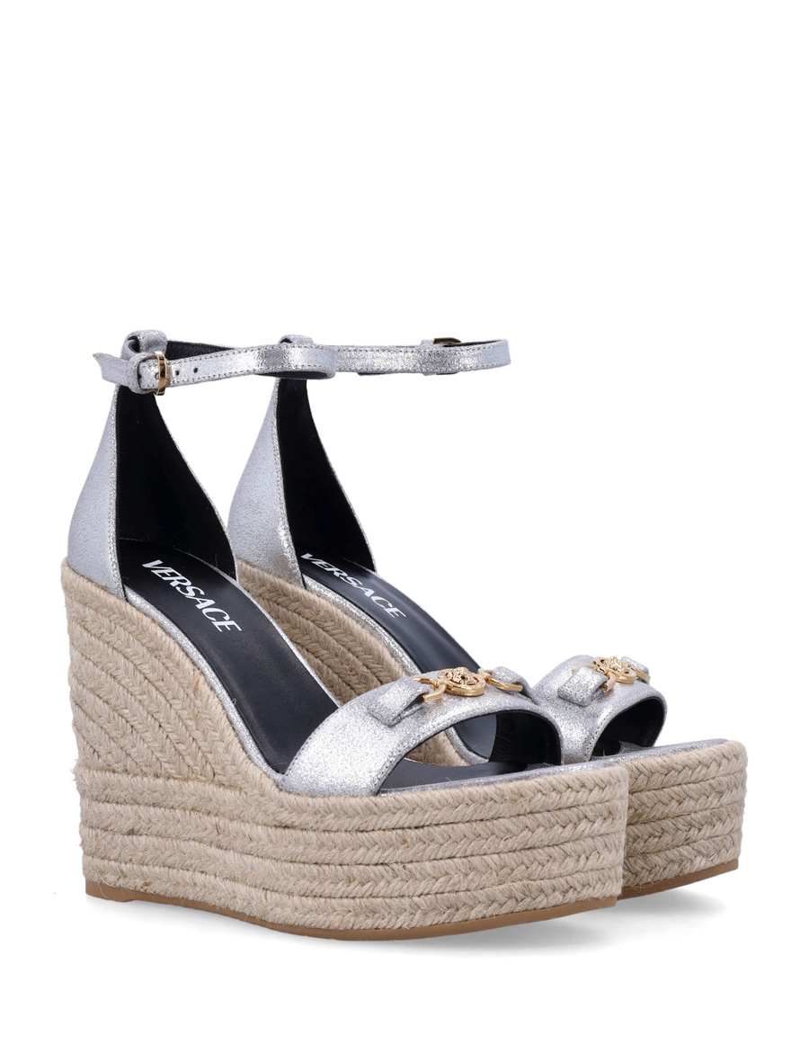 Medusa '95 leather wedge sandals - Spazio Pritelli