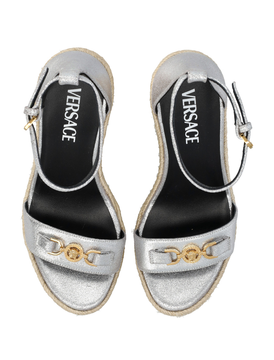 Medusa '95 leather wedge sandals - Spazio Pritelli