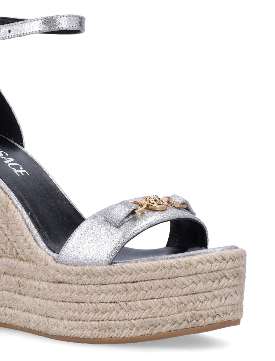 Medusa '95 leather wedge sandals - Spazio Pritelli