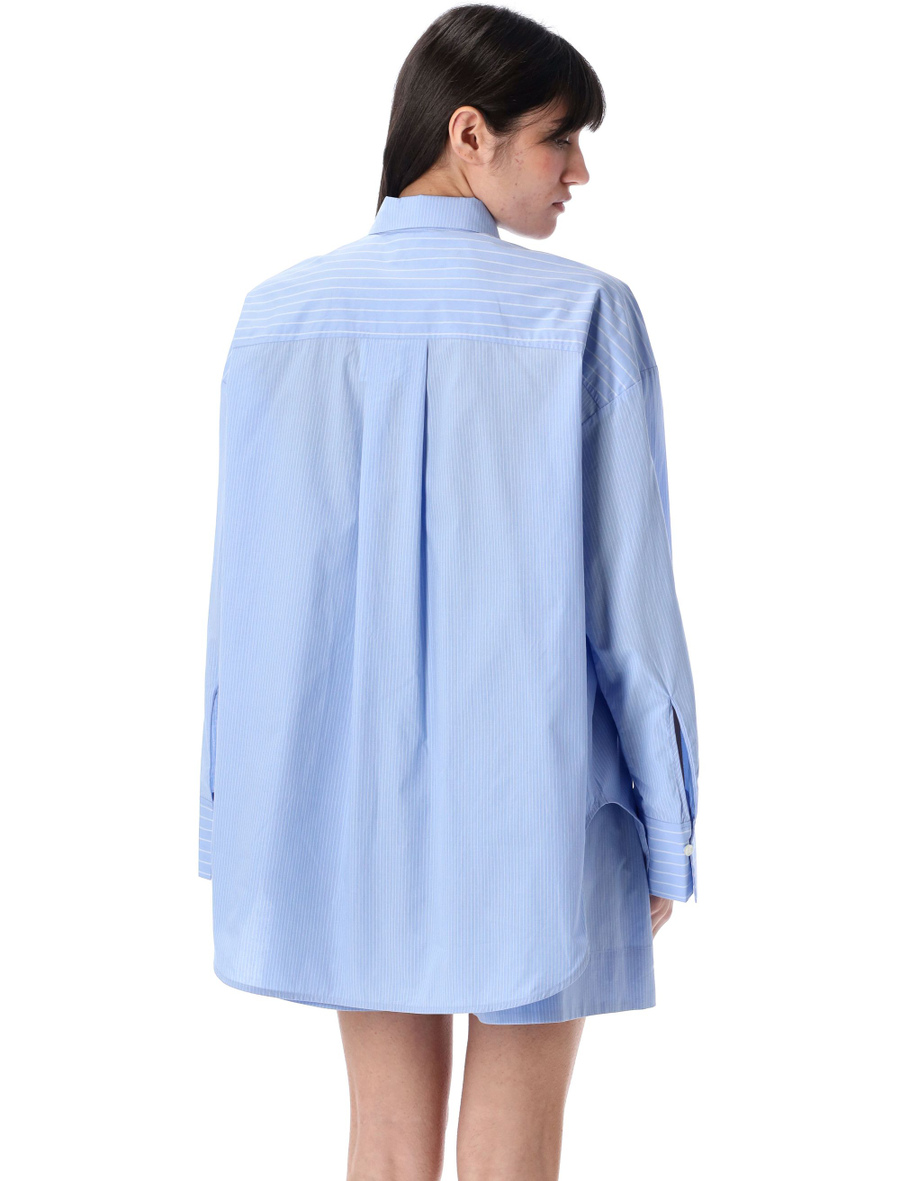 Derris organic cotton striped shirt - Spazio Pritelli