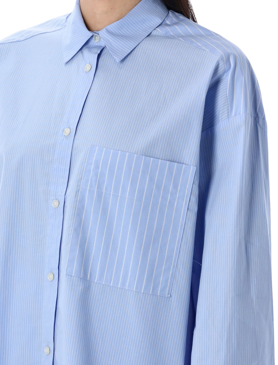 Derris organic cotton striped shirt - Spazio Pritelli