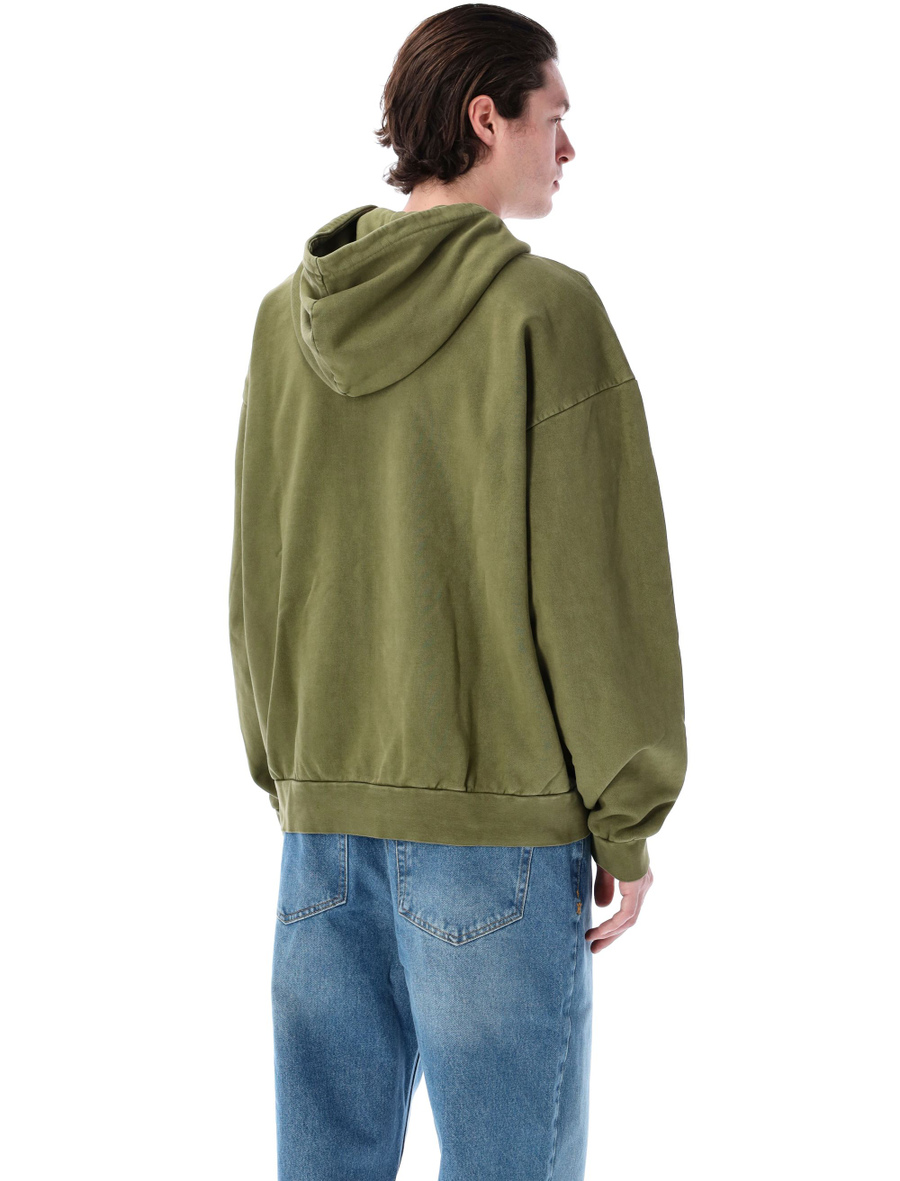 Lowercase pigment zip hoodie - Spazio Pritelli