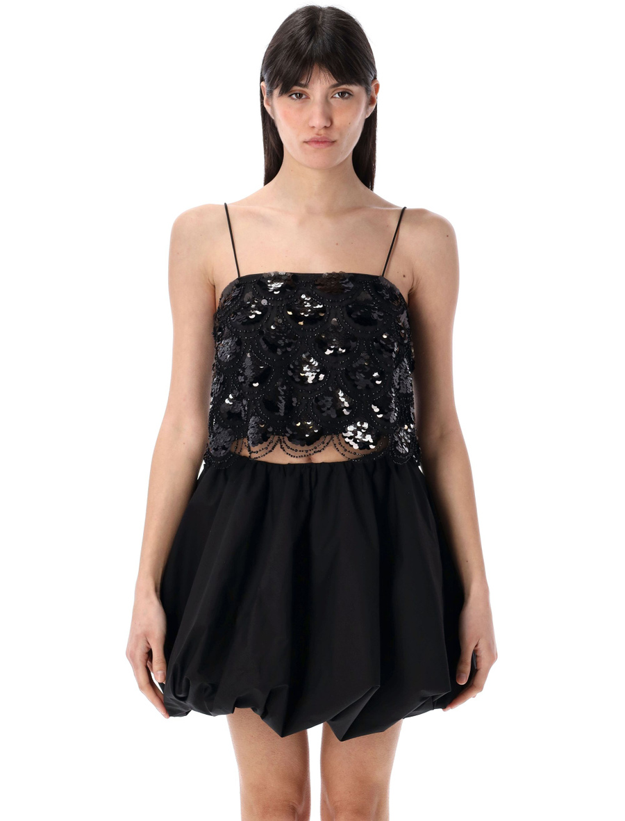 Sequins crop top - Spazio Pritelli