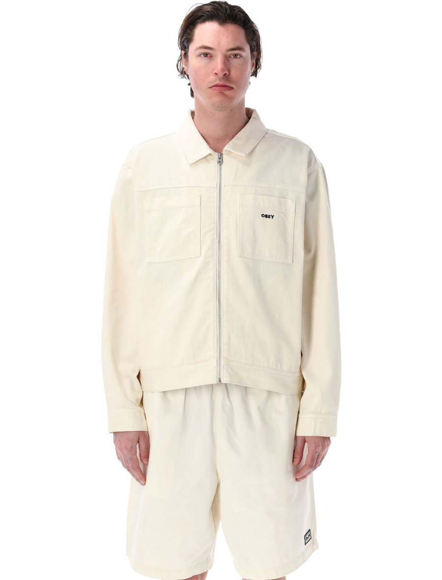 Icon hardwork zip denim jacket - Spazio Pritelli