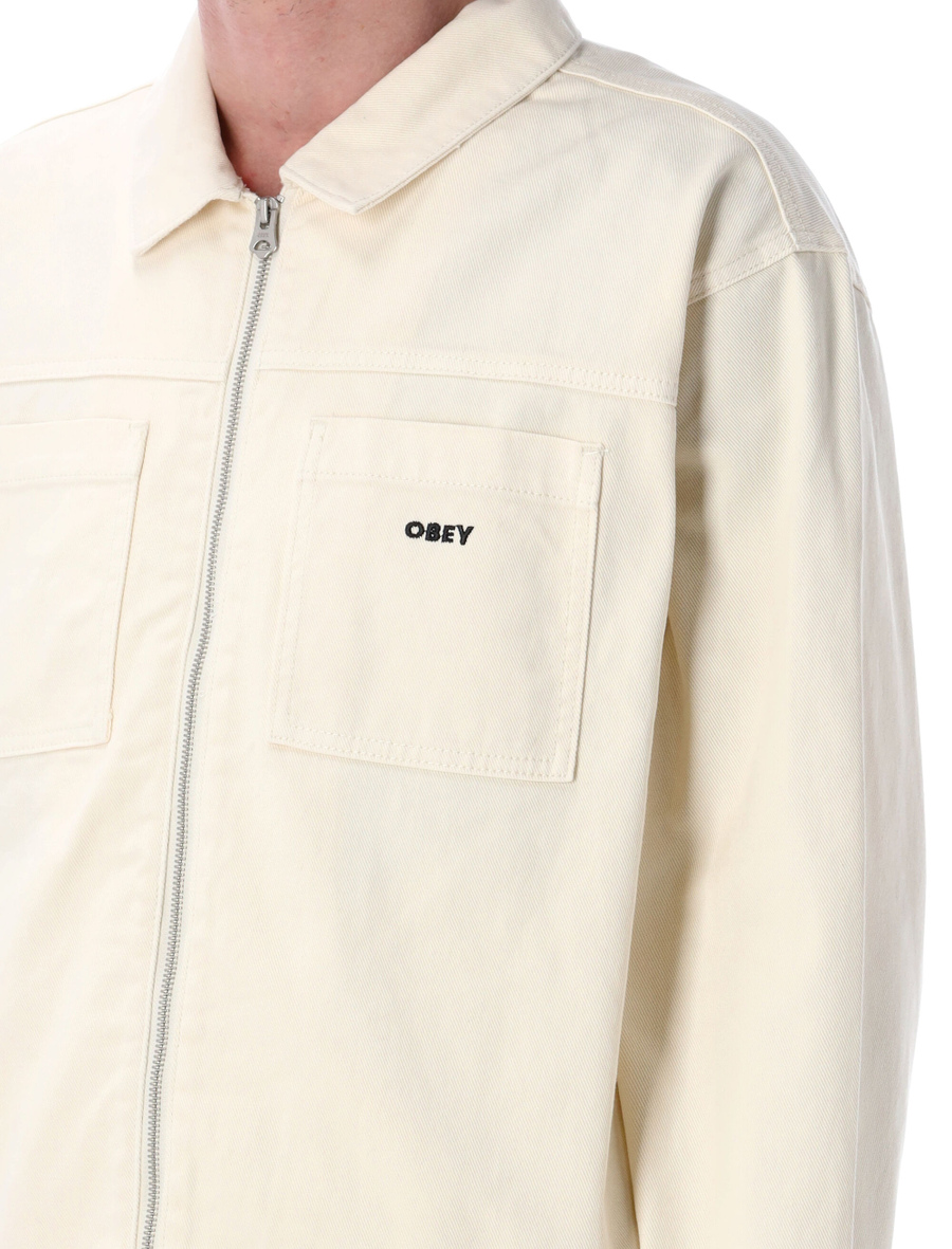 Icon hardwork zip denim jacket - Spazio Pritelli