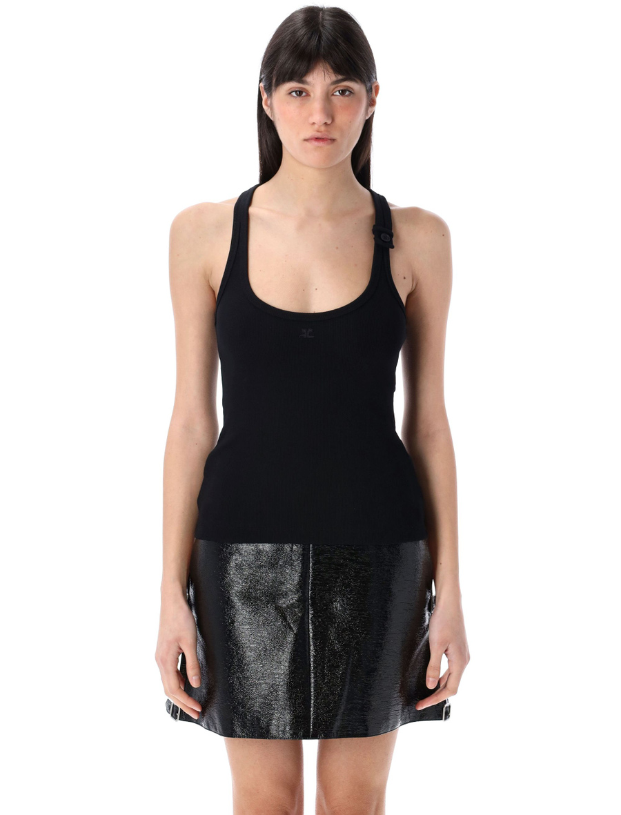 90's rib tank top - Spazio Pritelli