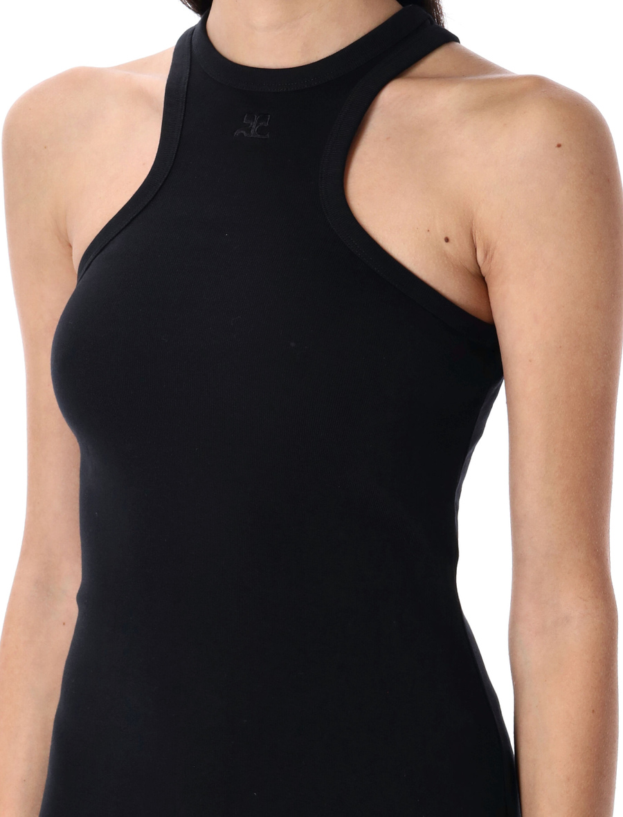 Contrast mini dress - Spazio Pritelli