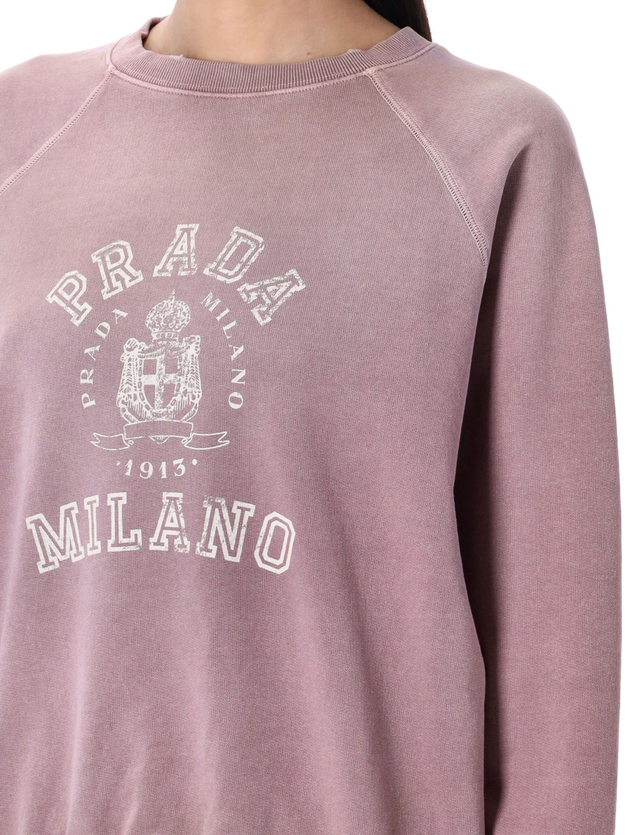 College-style crewneck sweatshirt - Spazio Pritelli