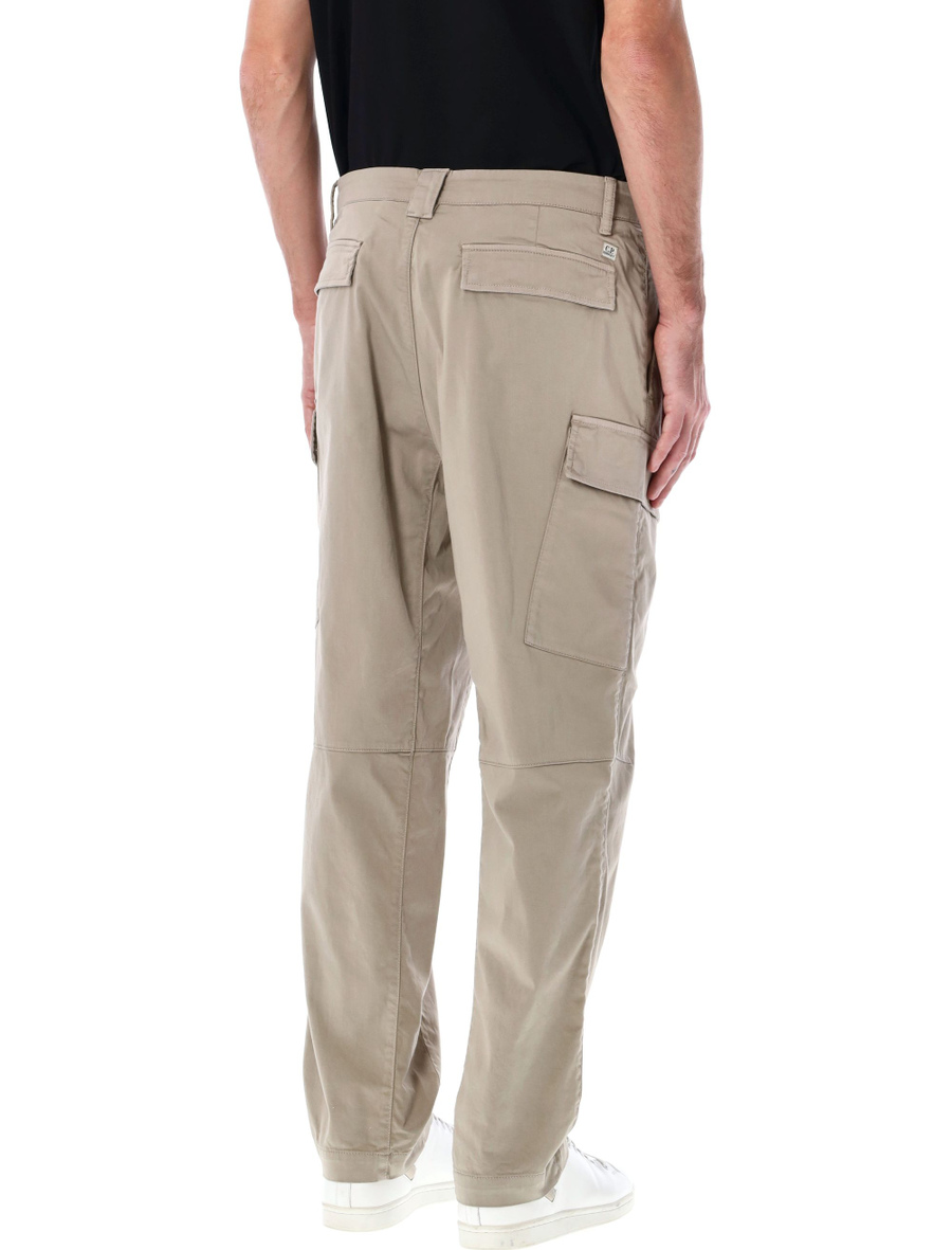 Stretch Sateen Loose cargo pants - Spazio Pritelli