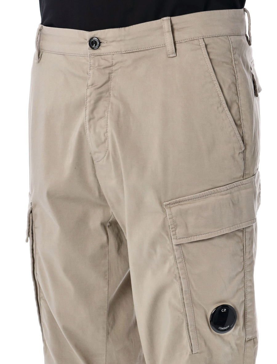 Stretch Sateen Loose cargo pants - Spazio Pritelli