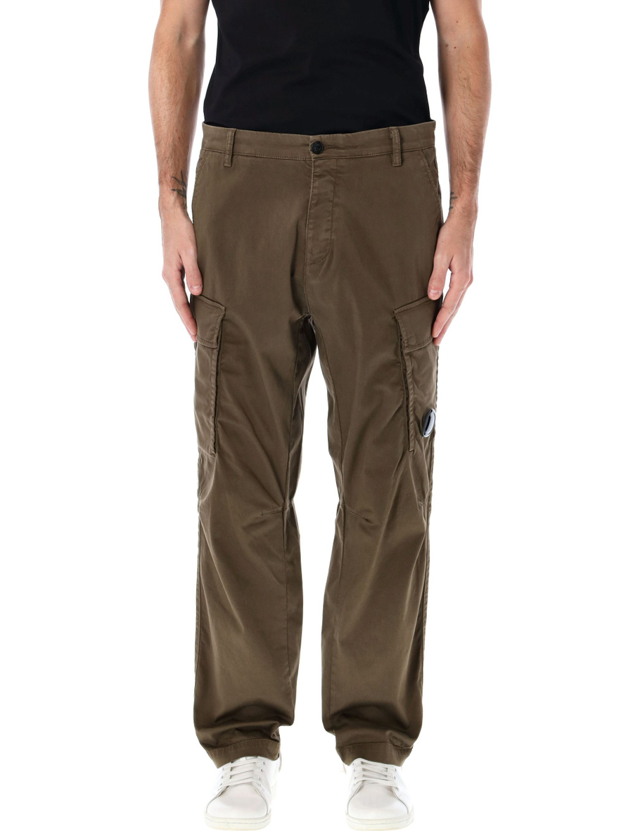 Stretch Sateen Loose cargo pants - Spazio Pritelli