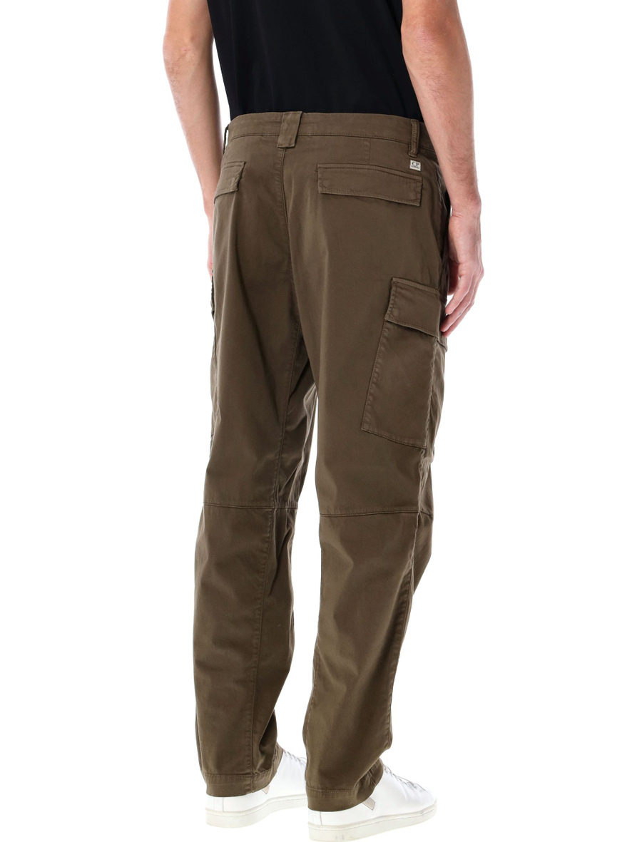 Stretch Sateen Loose cargo pants - Spazio Pritelli