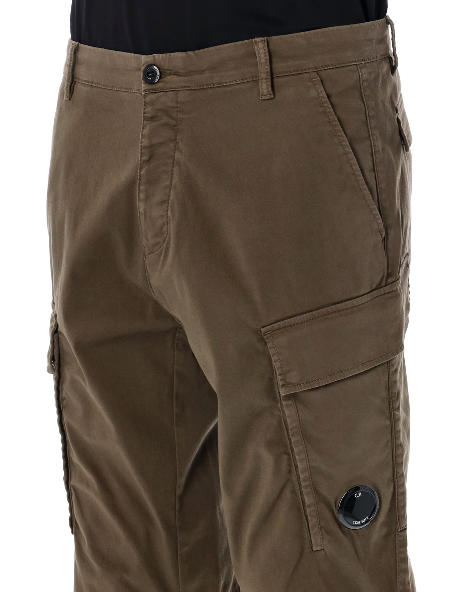Stretch Sateen Loose cargo pants - Spazio Pritelli