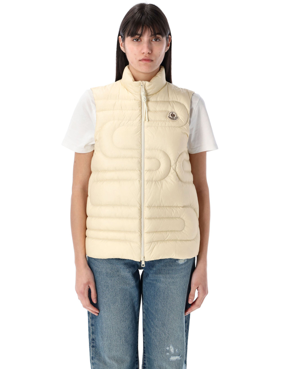 Xihu snake-quilted down gilet - Spazio Pritelli