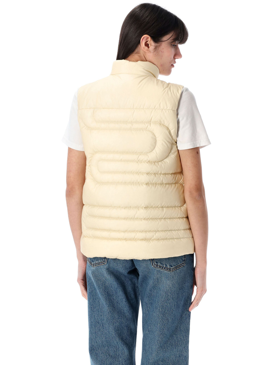 Xihu snake-quilted down gilet - Spazio Pritelli