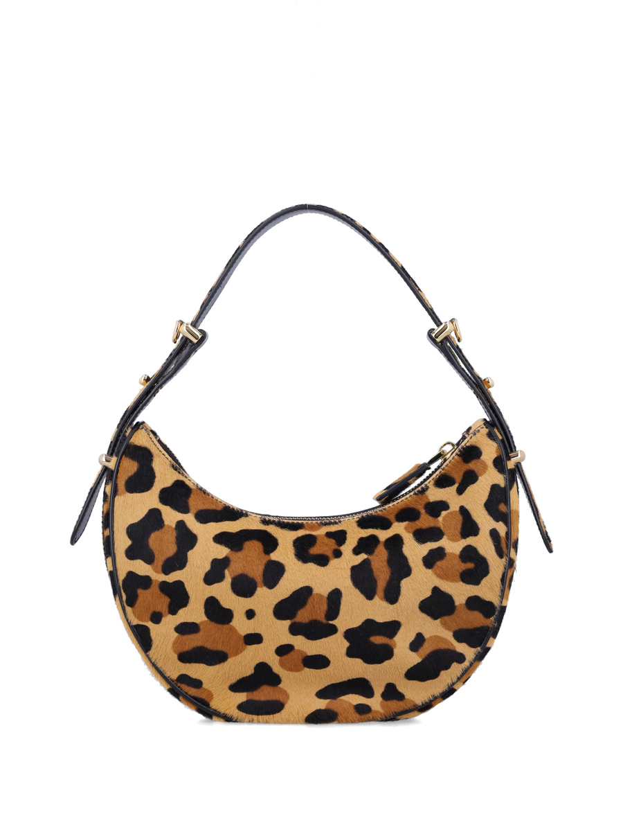 Arqué printed leather shoulder bag - Spazio Pritelli